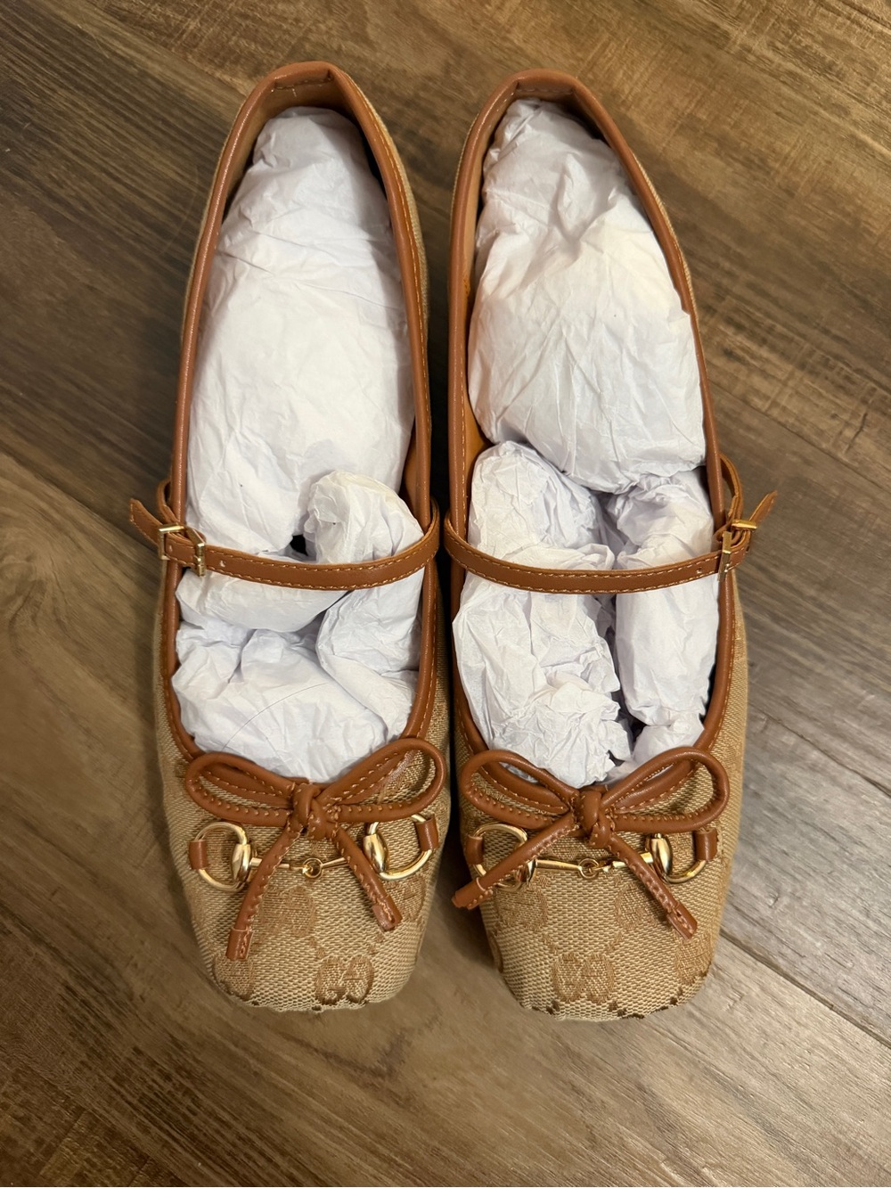 Women’s Horsebit Ballet Flats - Size 39